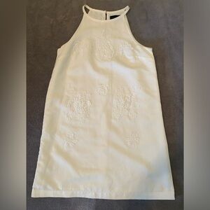 Kids white dress, size large